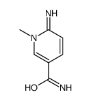 3-Pyridinecarboxamide,1,6-dihydro-6-imino-1-methyl-(9CI) structure