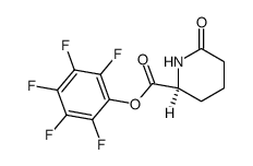 L-pyro-2-aminoadipic acid pentafluorophenyl ester Structure