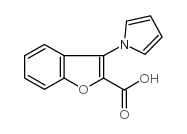 3-pyrrol-1-yl-1-benzofuran-2-carboxylic acid structure