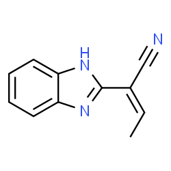 1H-Benzimidazole-2-acetonitrile,alpha-ethylidene-(9CI)结构式
