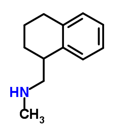 N-Methyl-1-(1,2,3,4-tetrahydro-1-naphthalenyl)methanamine Structure