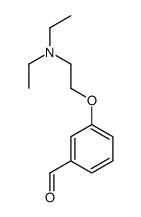 3-[2-(diethylamino)ethoxy]benzaldehyde结构式