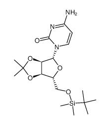 5'-O-(tert-butyldimethylsilyl)-2',3'-O-isopropylidenecytidine Structure