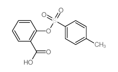 2-(4-methylphenyl)sulfonyloxybenzoic acid Structure