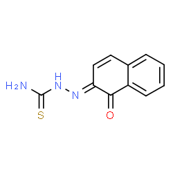 1,2-naphthoquinone thiosemicarbazone Structure