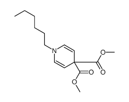 dimethyl 1-hexylpyridine-4,4-dicarboxylate Structure