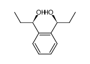 1,2-Benzenedimethanol,-alpha-,-alpha--diethyl-,(-alpha-R,-alpha-S)-rel-(9CI) structure