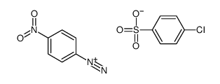 4-chlorobenzenesulfonate,4-nitrobenzenediazonium结构式