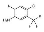 4-chloro-2-iodo-5-(trifluoromethyl)aniline structure