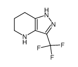 3-(trifluoromethyl)-1H,4H,5H,6H,7H-pyrazolo[4,3-b]pyridine Structure