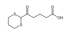 5-oxo-5-(1,3-dithian-2-yl)pentanoic acid Structure