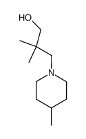 2,2-DIMETHYL-3-(4-METHYL-PIPERIDIN-1-YL)-PROPAN-1-OL结构式