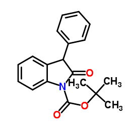 N-Boc-3-phenyloxindole Structure