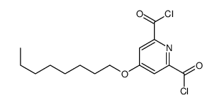 4-octoxypyridine-2,6-dicarbonyl chloride Structure