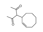 3-cyclooct-2-en-1-ylpentane-2,4-dione结构式