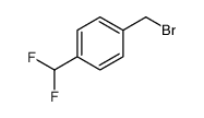 Benzene, 1-(bromomethyl)-4-(difluoromethyl)- structure