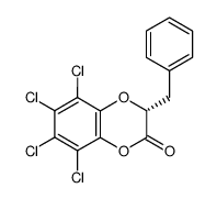 3-benzyl-5,6,7,8-tetrachlorobenzo[1,4]dioxin-2-one Structure