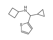 1-Cyclopropyl-1-(2-thienyl)-N-cyclobutylmethanamine Structure