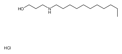 3-(undecylamino)propan-1-ol,hydrochloride Structure