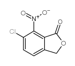 6-CHLORO-7-NITRO-3 H-ISOBENZOFURAN-1-ONE structure