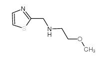 (2-METHOXY-ETHYL)-THIAZOL-2-YLMETHYL-AMINE结构式