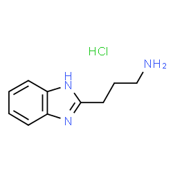 3-(1H-BENZOIMIDAZOL-2-YL)PROPYLAMINEHYDROCHLORIDE Structure