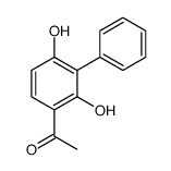 1-(2,4-dihydroxy-3-phenylphenyl)ethanone结构式