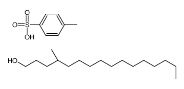 4-methylbenzenesulfonic acid,(4S)-4-methylhexadecan-1-ol结构式