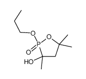 3,5,5-trimethyl-2-oxo-2-propoxy-1,2λ5-oxaphospholan-3-ol Structure