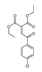 diethyl 2-[2-(4-chlorophenyl)-2-oxoethylidene]propanedioate Structure