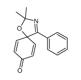 2,2-dimethyl-4-phenyl-1-oxa-3-azaspiro[4.5]deca-3,6,9-trien-8-one Structure