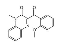3-(2-methoxybenzoyl)-1-methylquinoxalin-2-one结构式