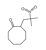 2-(2-methyl-2-nitropropyl)cyclooctan-1-one Structure