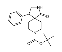1-Oxo-4-Phenyl-2,8-Diaza-Spiro[4.5]Decane-8-Carboxylic Acid Tert-Butyl Ester结构式