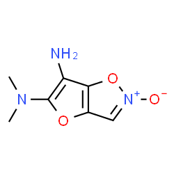 Furo[2,3-d]isoxazole-5,6-diamine,N,N-dimethyl-,2-oxide (9CI)结构式