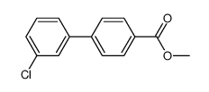 methyl 3'-chloro-[1,1'-biphenyl]-4-carboxylate结构式