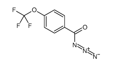 4-(trifluoromethoxy)benzoyl azide Structure