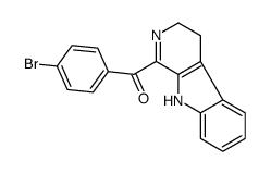 (4-bromophenyl)-(4,9-dihydro-3H-pyrido[3,4-b]indol-1-yl)methanone结构式