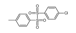 1-(4-chlorophenyl)sulfonylsulfonyl-4-methylbenzene结构式