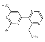 4-(3-ethylpyrazin-2-yl)-6-methylpyrimidin-2-amine Structure