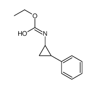 ethyl N-(2-phenylcyclopropyl)carbamate结构式