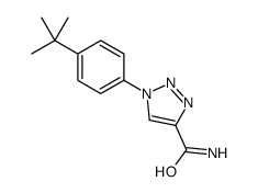 1-(4-tert-butylphenyl)triazole-4-carboxamide结构式