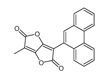 3-methyl-6-phenanthren-9-ylfuro[3,2-b]furan-2,5-dione Structure