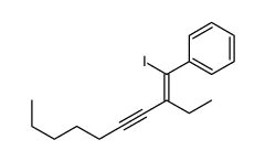 (2-ethyl-1-iodonon-1-en-3-ynyl)benzene Structure