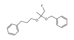 (3-((2-(benzyloxy)-1-fluoropropan-2-yl)oxy)propyl)benzene Structure