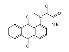 N'-(9,10-dioxoanthracen-1-yl)-N'-methyloxamide Structure