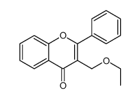 3-(ethoxymethyl)-2-phenylchromen-4-one Structure
