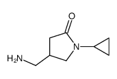 4-(aminomethyl)-1-cyclopropylpyrrolidin-2-one structure