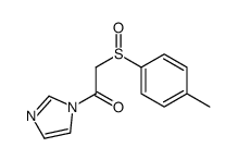 1-imidazol-1-yl-2-(4-methylphenyl)sulfinylethanone Structure