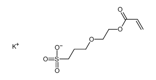 potassium 2-(3-sulphonatopropoxy)ethyl acrylate结构式